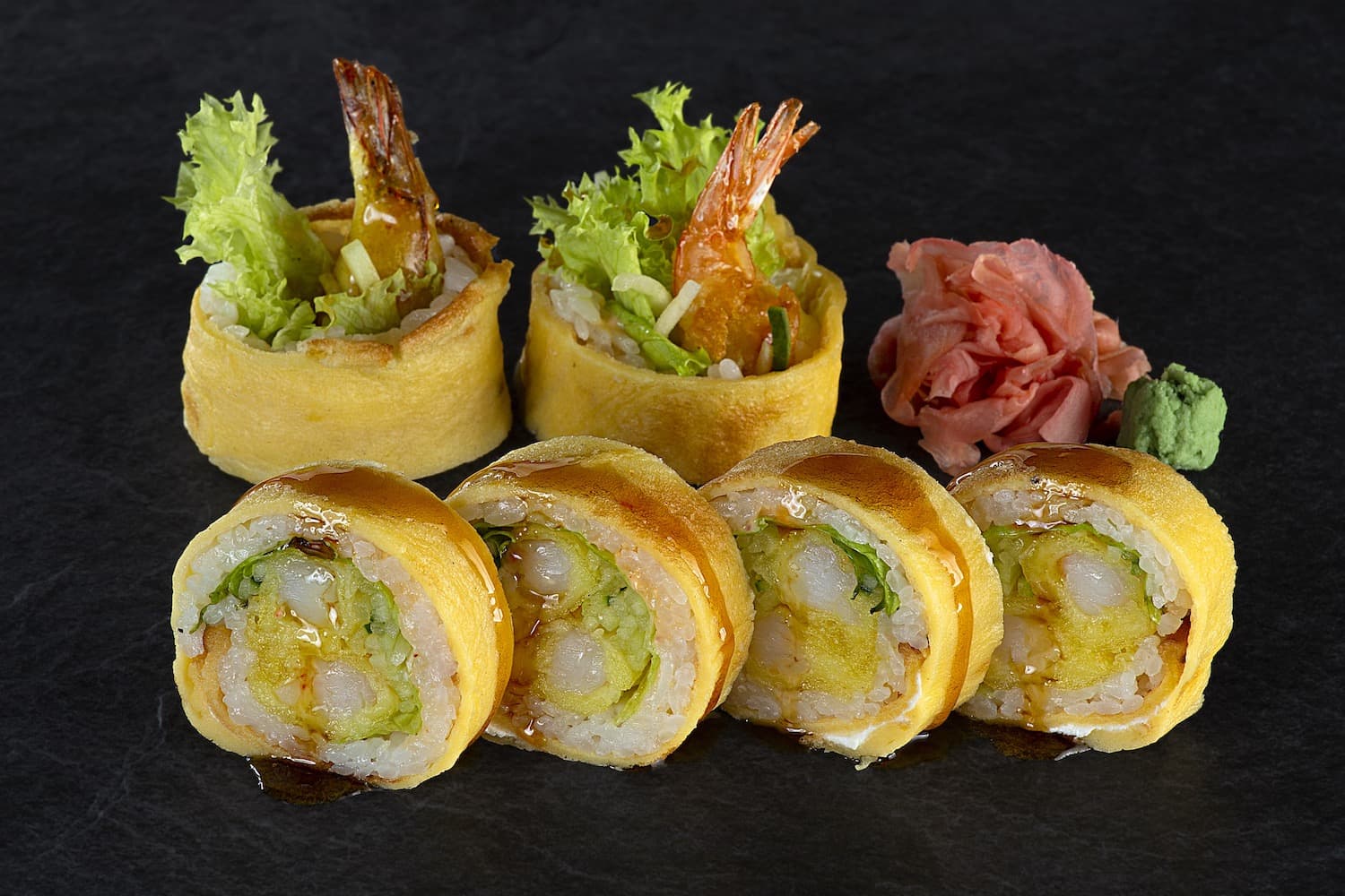 GEISHA_SUSHI__TAMAGO_MAKI__TAMAGO_EBI_TEMPURA